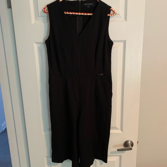 Pink Tartan cropped jumpsuit - Picture 4 of 4